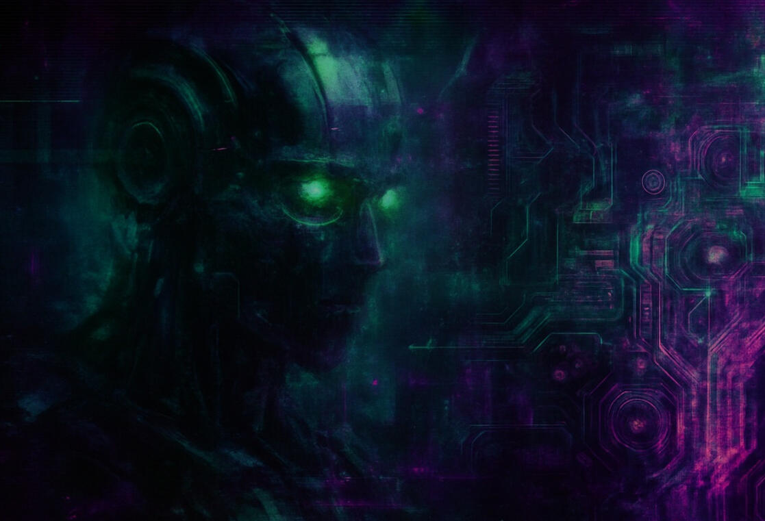 cyborg in the machine